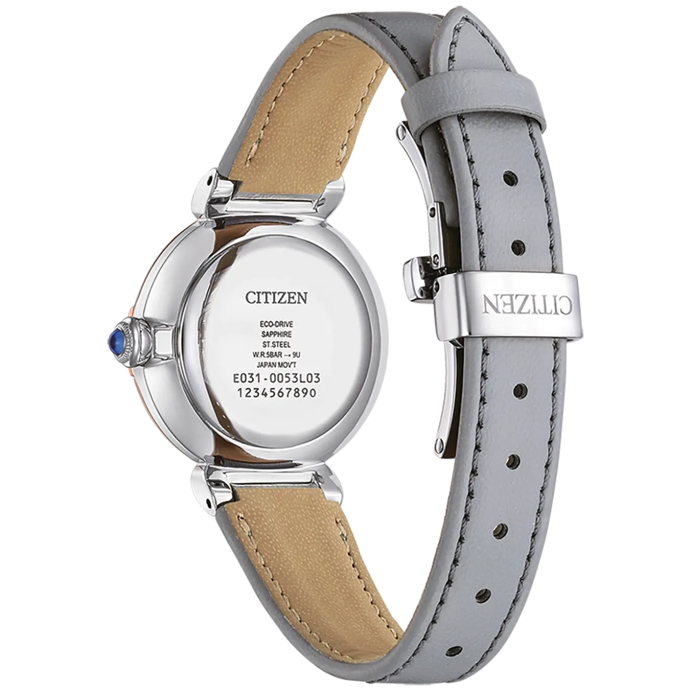 EM1074-15D Damen Synthetisches Material | perlmutt weiß | ø 29mm