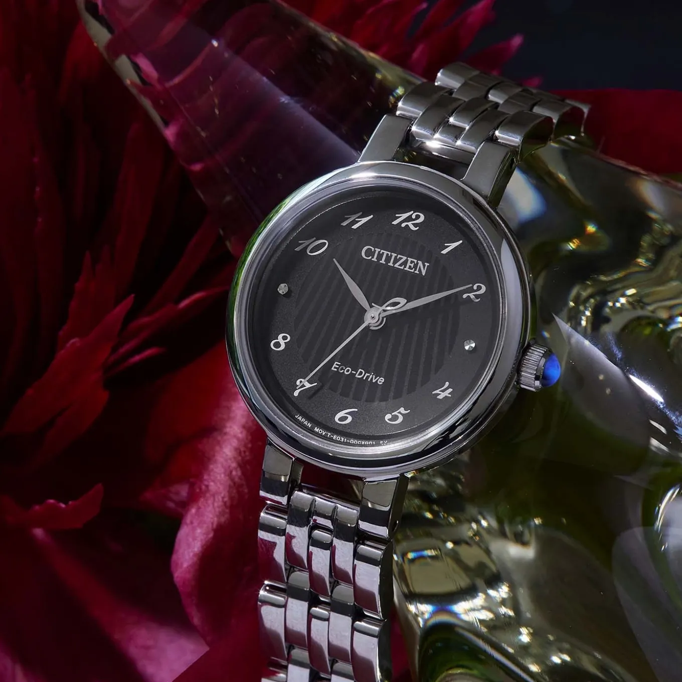 EM0990-81E Damen Edelstahl | schwarz
