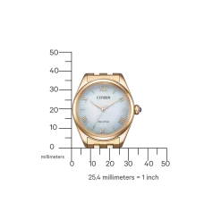 EM1143-81X Citizen L Damen Edelstahl | grün | ø 33mm