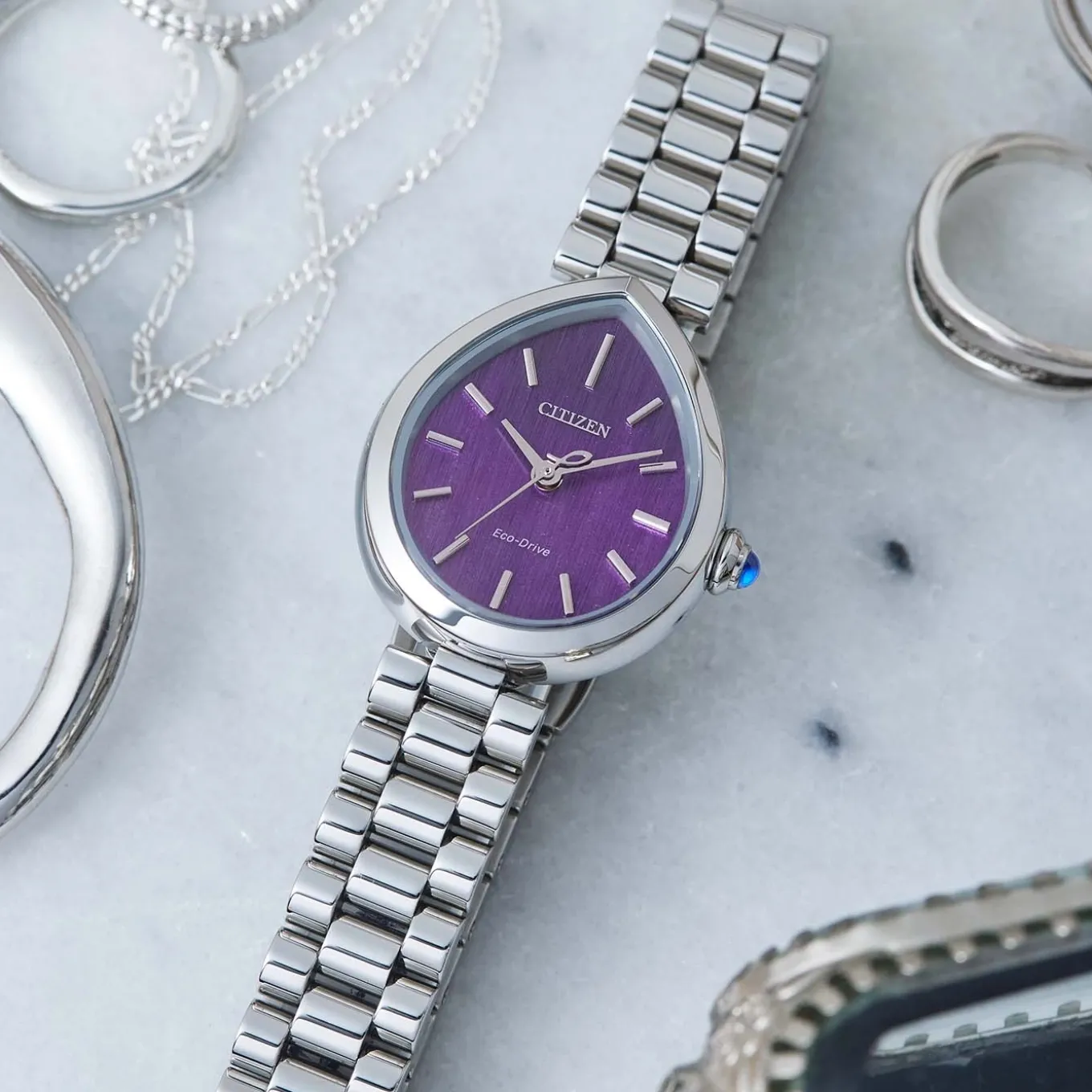 EM1200-55X CITIZEN L Rainell Damen Edelstahl | lila | ø 26.2mm