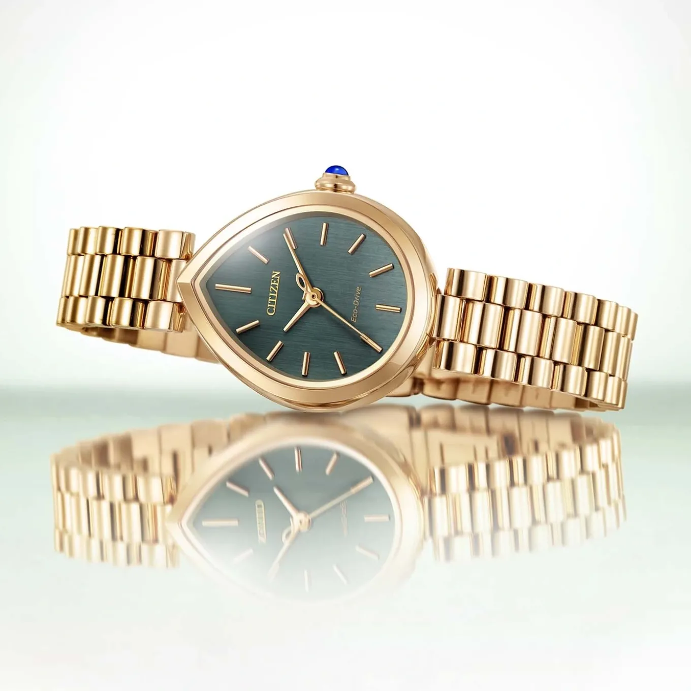 EM1203-57X CITIZEN L Rainell Damen Edelstahl | grün | ø 26.2mm