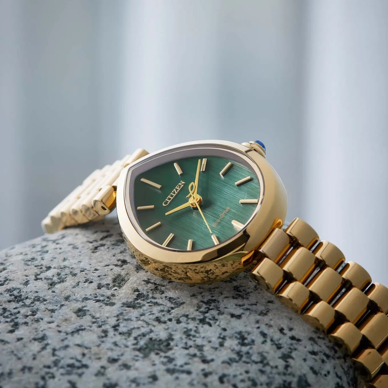 EM1203-57X CITIZEN L Rainell Damen Edelstahl | grün | ø 26.2mm