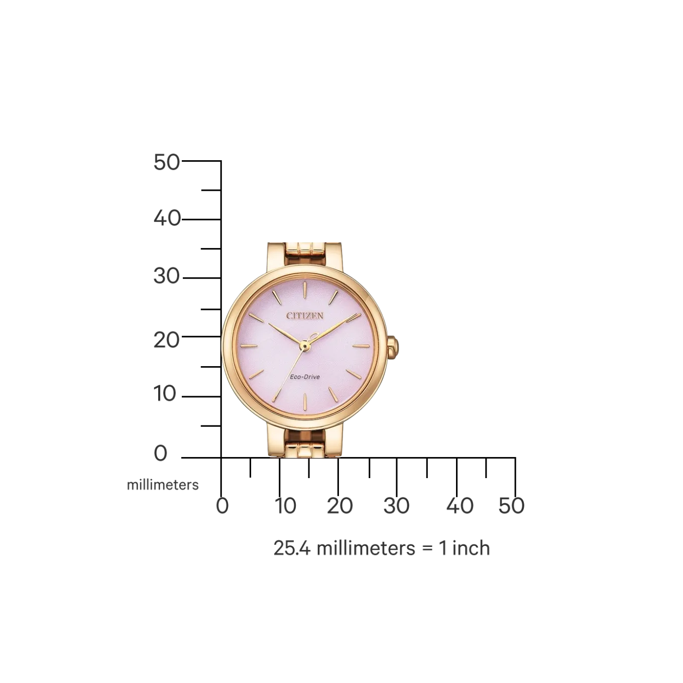 EM0993-82X Damen Edelstahl | lightrosé | ø 27.7mm