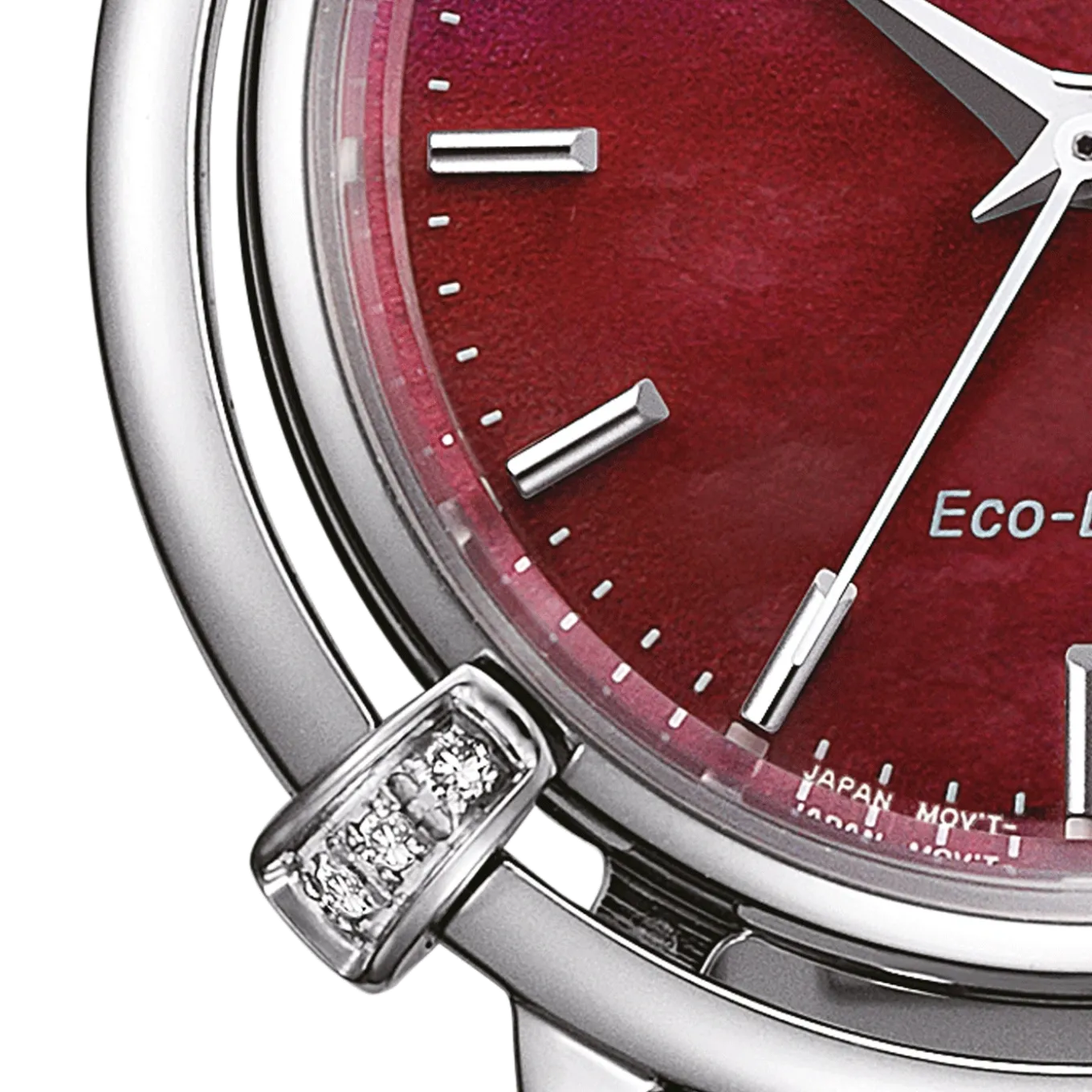 EM1090-78X Damen Edelstahl | rot | ø 31.2mm