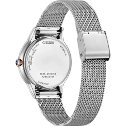 EM1156-80X Eco-Drive Damen Edelstahl | weiß | ø 32mm