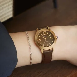 EM1163-09X               Herren Apfel Material | braun | ø 30mm