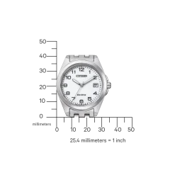 EO1210-83A Damen Edelstahl | weiß | ø 33.5mm