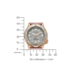 EO2023-00A Promaster Eco-Drive Diver Damen Gummiband (Urethan) | silberfarben | ø 36.5mm