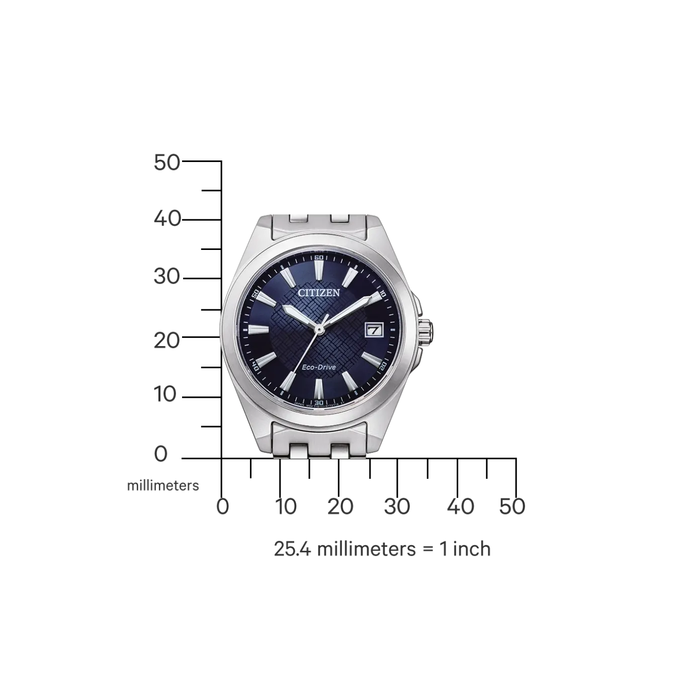 EO1210-83L Damen Edelstahl | blau | ø 33.5mm