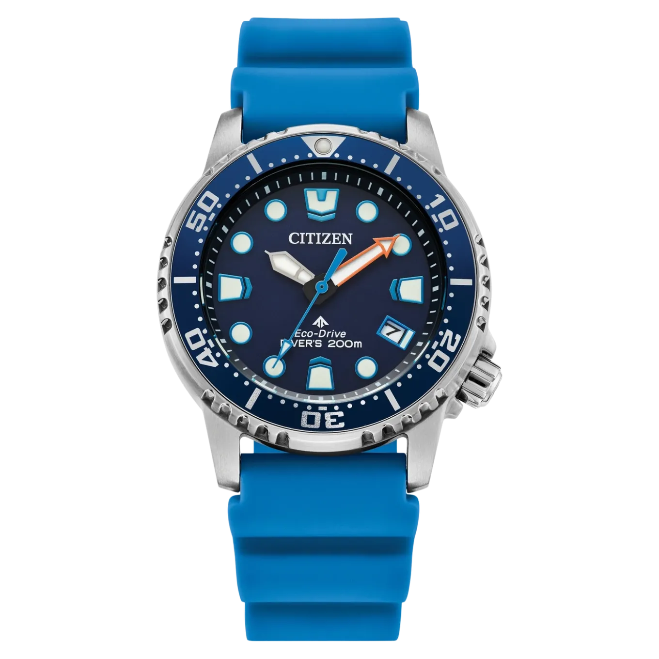 EO2028-06L Promaster Eco-Drive Diver Herren Damen Gummiband (Urethan) | blau | ø 36.5mm