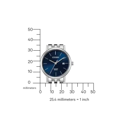 EU6090-54L Damen Edelstahl | blau | ø 28mm