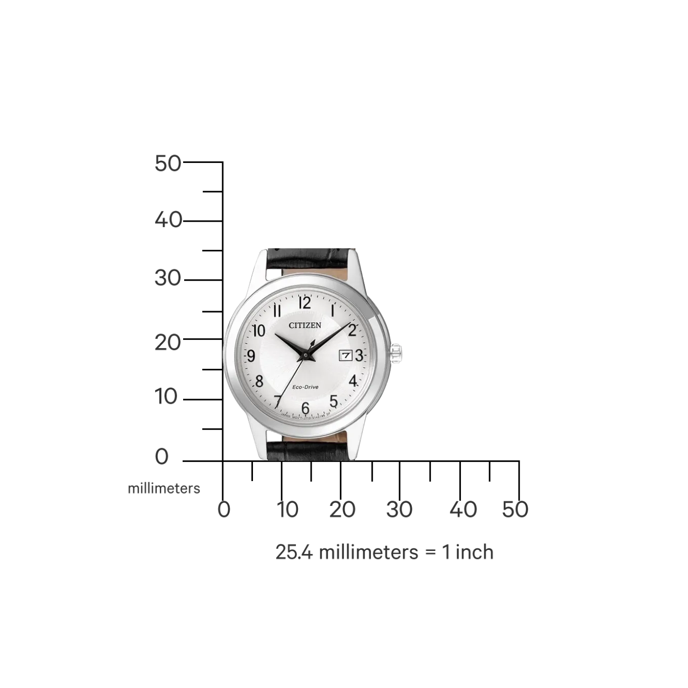 FE1081-08A Damen Leder | weiß | ø 29.5mm