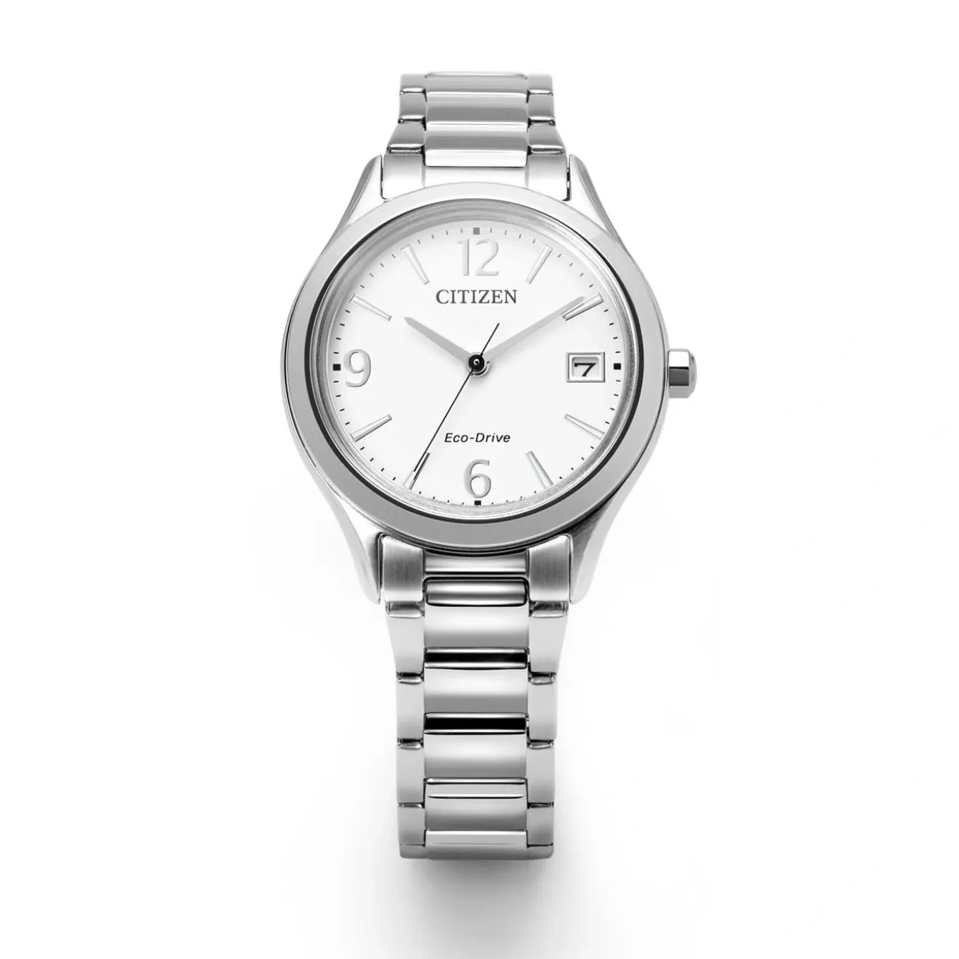 FE6121-67A Eco-Drive Damen Edelstahl | weiß | ø 33.5mm