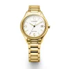 FE6122-64A                                        Eco-Drive                                        Damen Edelstahl | weiß | ø 33.5mm