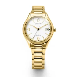 FE6122-64A                                        Eco-Drive                                        Damen Edelstahl | weiß | ø 33.5mm