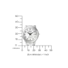 FE1081-59B               Damen Edelstahl | weiß | ø 29.5mm