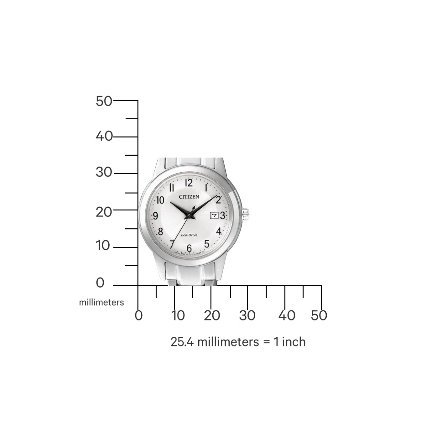 FE1081-59B Damen Edelstahl | weiß | ø 29.5mm