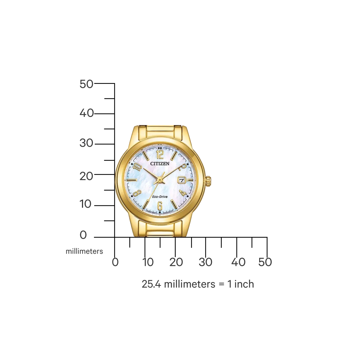 FE1242-78D Damen Edelstahl | weiß | ø 29.4mm
