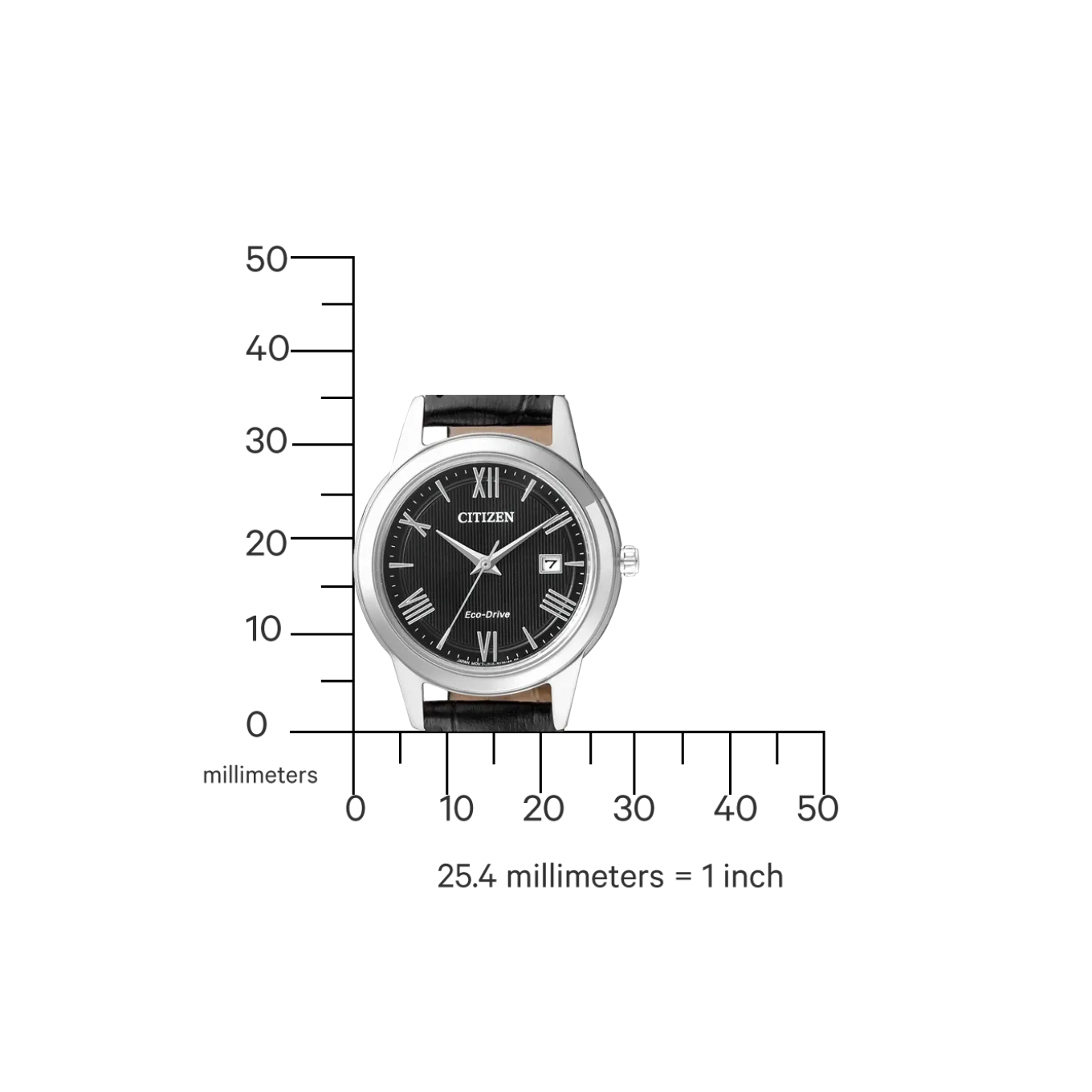 FE1081-08E Damen Leder | schwarz | ø 29.5mm