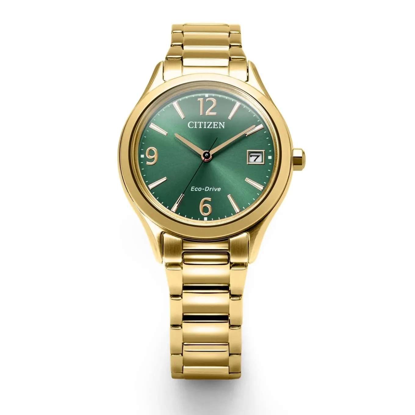 FE6122-64X Eco-Drive Damen Edelstahl | grün | ø 33.5mm