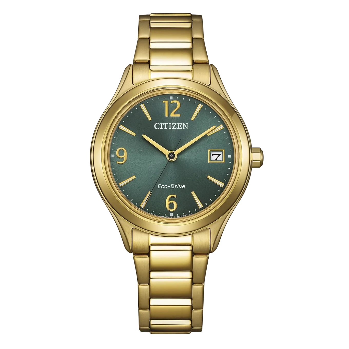 FE6122-64X Eco-Drive Damen Edelstahl | grün | ø 33.5mm
