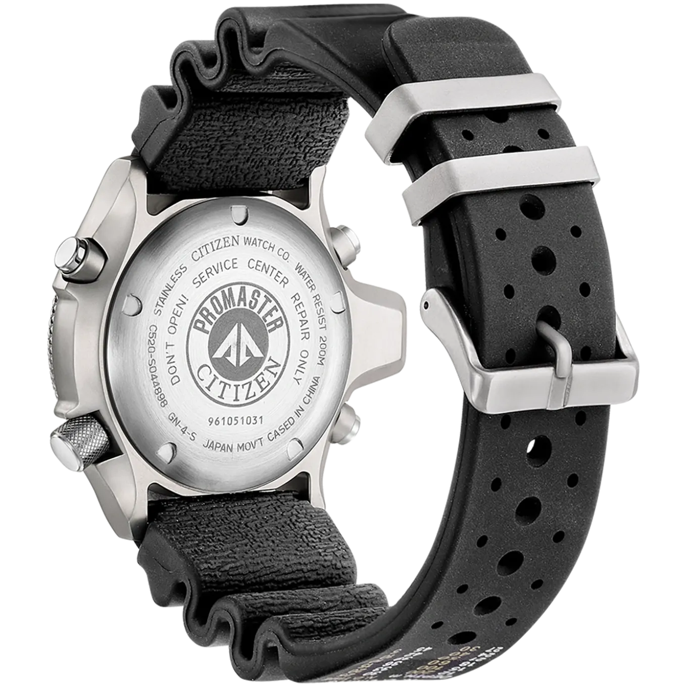 JP2000-08E Promaster Diver Herren Gummiband (Urethan) | schwarz | ø 44mm