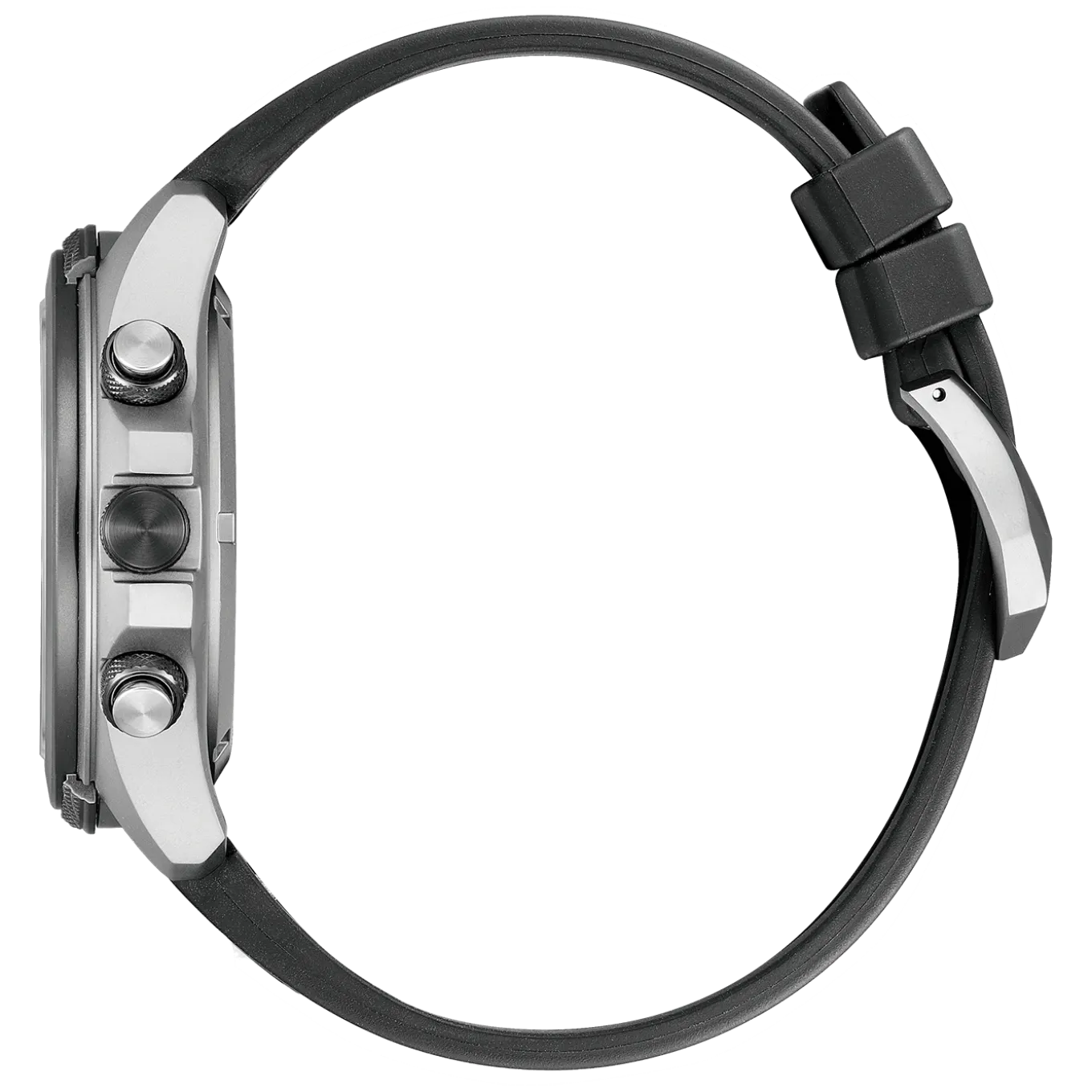 JV1007-07E Eco-Drive Herren Gummiband (Urethan) | schwarz | ø 43.5mm