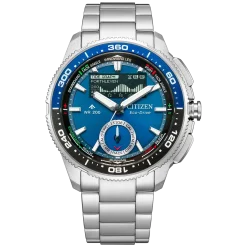 JV3006-50L                                        Wave Tracker                                        Herren Edelstahl | blau | ø 42.4mm