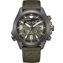 JV1005-02W                                        Eco-Drive                                        Herren Nylon | grün | ø 43.5mm