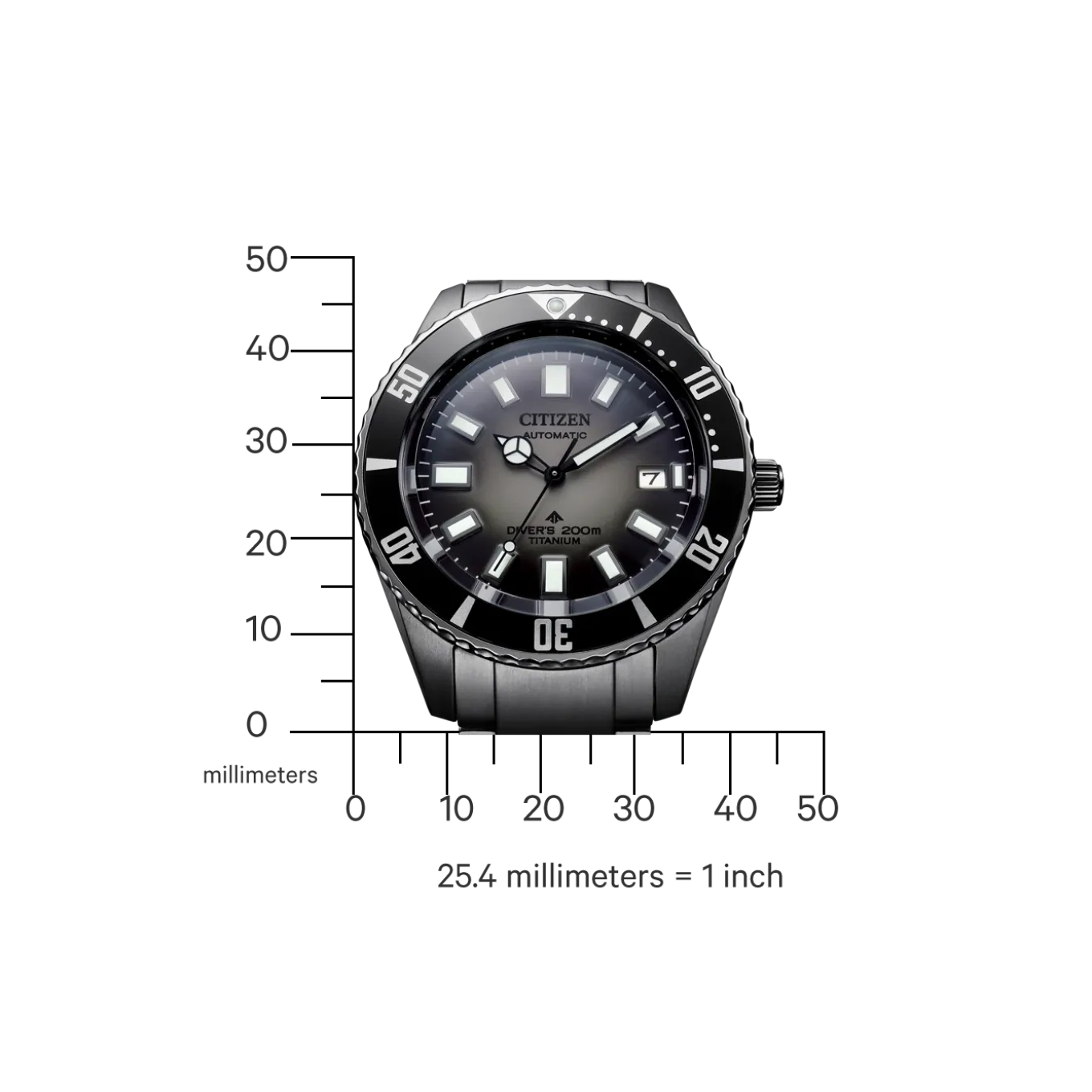 NB6025-59H Promaster Fujitsubo Mechanical Diver Herren Super Titanium ™ | schwarz / grau | ø 41mm