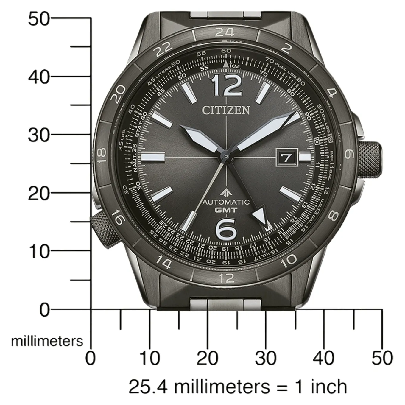 NB6045-51H Promaster Mechanical GMT Herren Edelstahl | grau