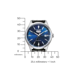 NH8390-20LC               Herren Leder | blau | ø 40.2mm