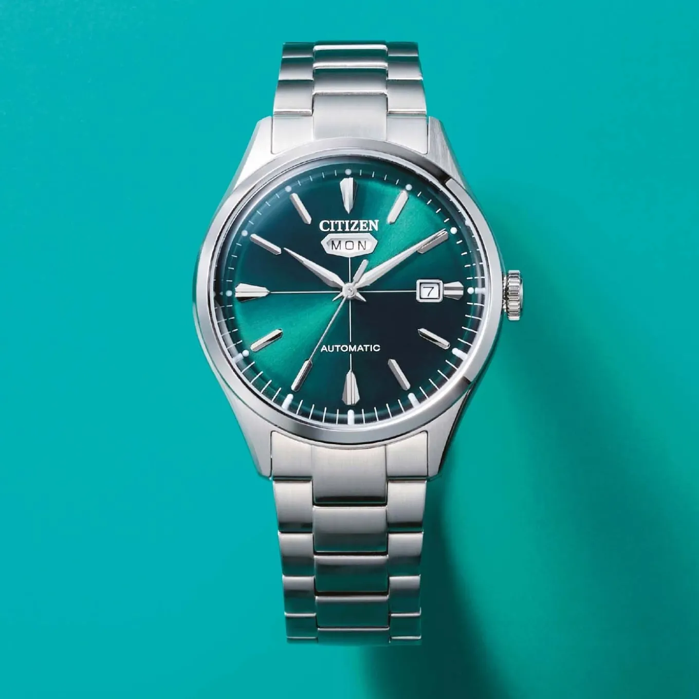 NH8391-51XC Herren Edelstahl | grün | ø 40.2mm