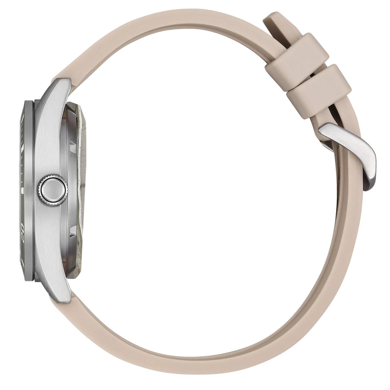 NJ0229-07A Damen Gummiband (Urethan) | weiß | ø 38.5mm
