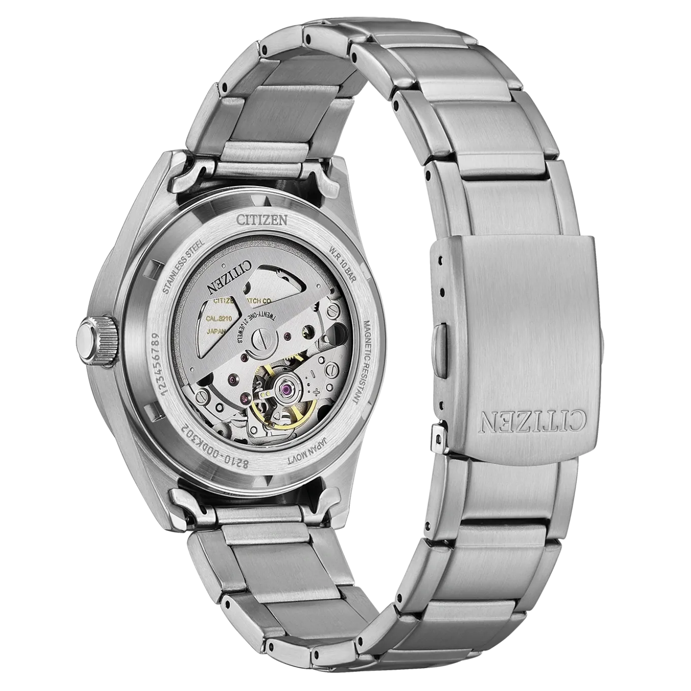 NJ0221-50E Herren Edelstahl | schwarz | ø 38.5mm