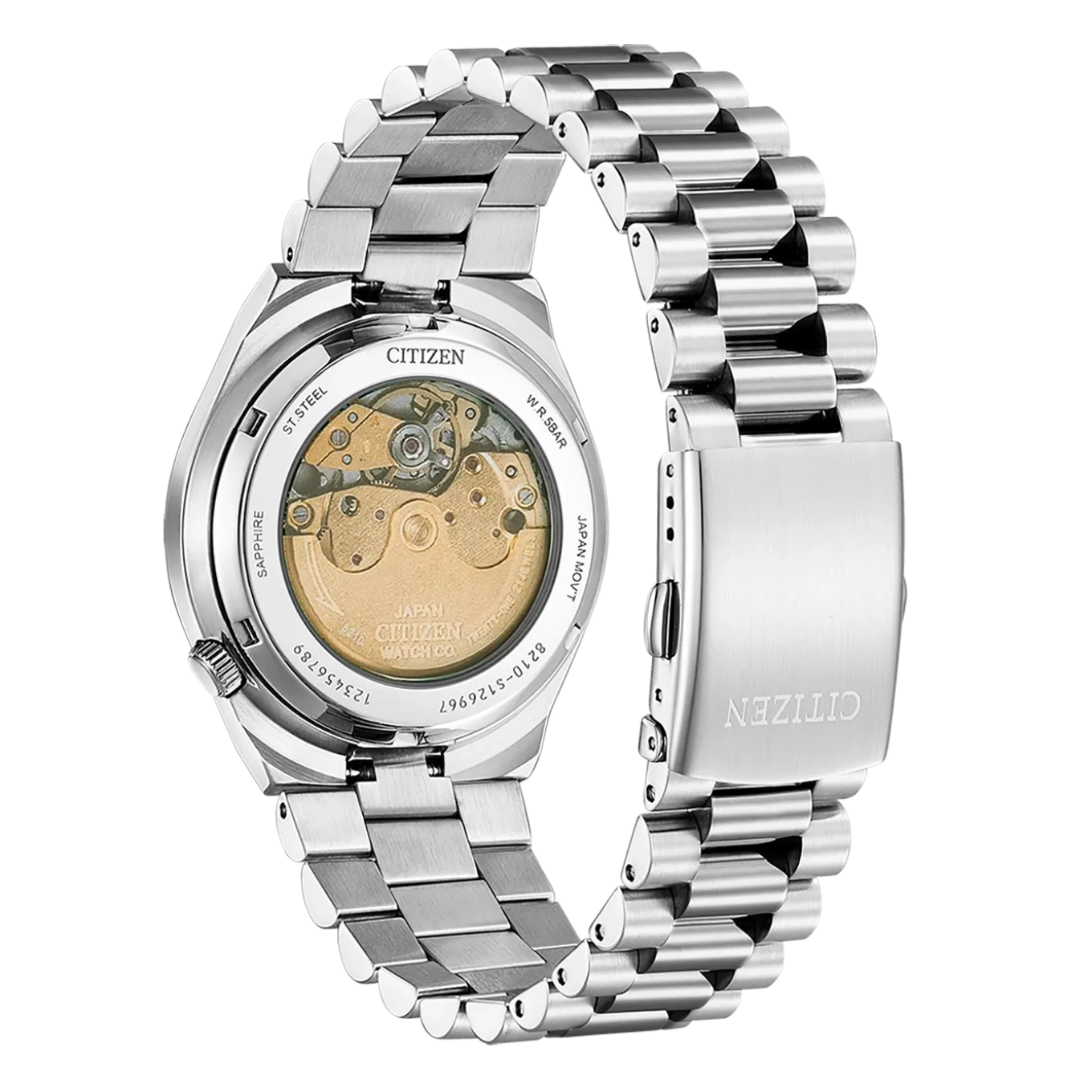 NJ0150-81E TSUYOSA Herren Edelstahl | schwarz | ø 40mm