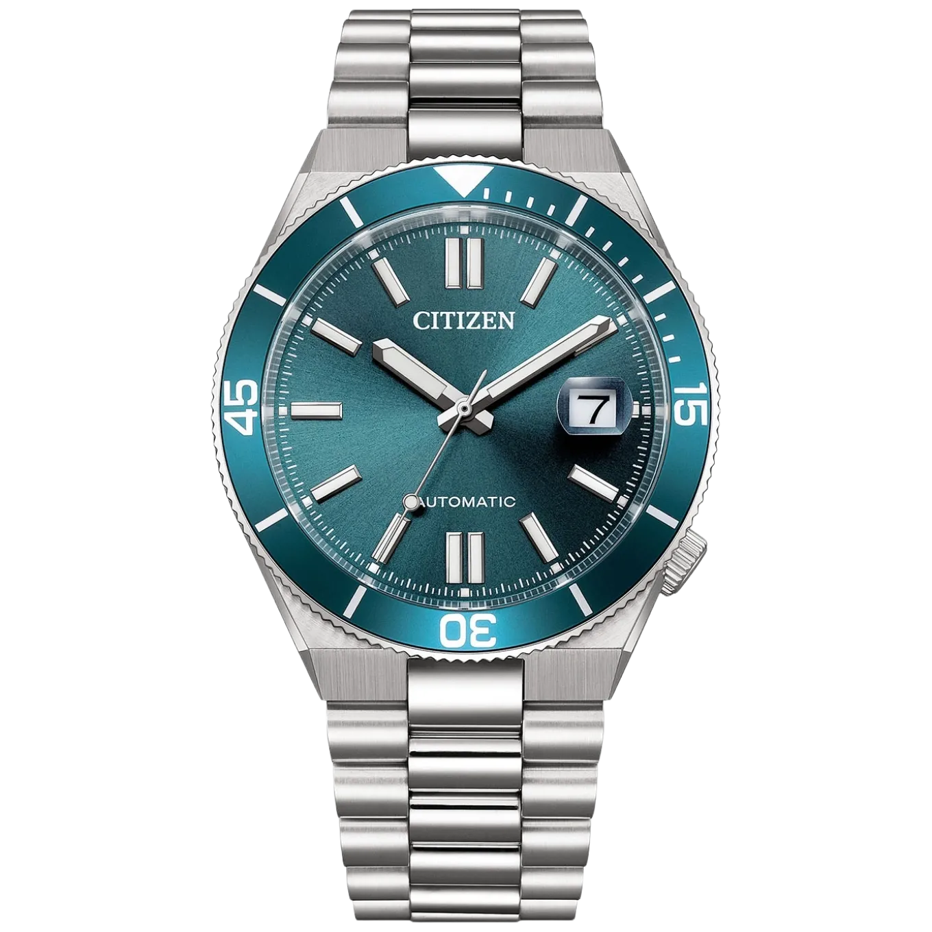 NJ0231-56L Herren Edelstahl | blau | ø 40mm