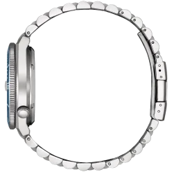 NJ0231-56L Herren Edelstahl | blau | ø 40mm