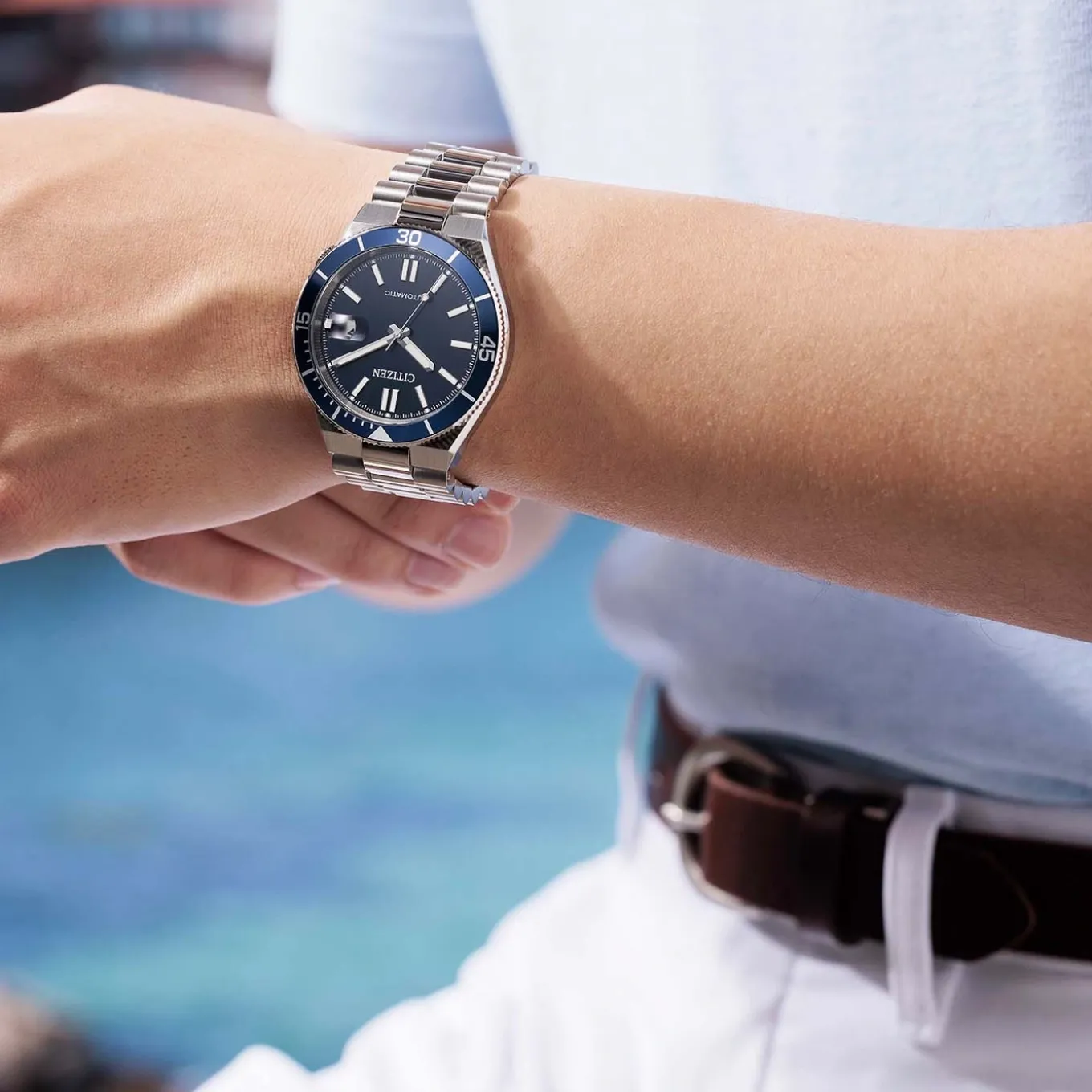 NJ0230-59L Herren Edelstahl | | ø 40mm
