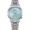 NJ0200-50L                                        TSUYOSA                                        Herren Edelstahl | hellblau | ø 37mm