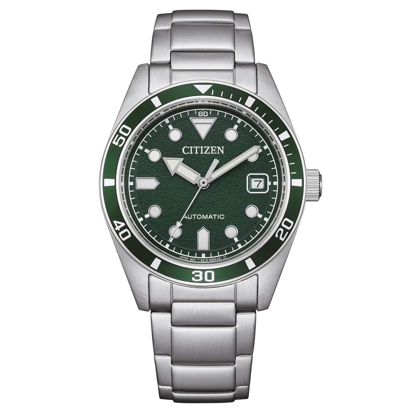 NJ0220-52X Herren Edelstahl | grün | ø 38.5mm