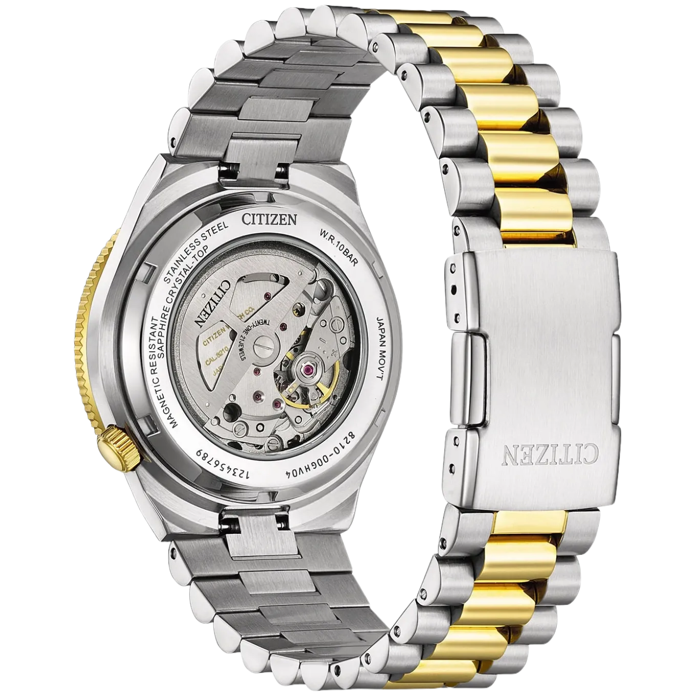 NJ0234-58X Herren Edelstahl | rot | ø 40mm