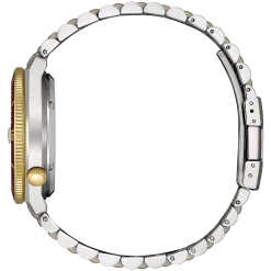 NJ0234-58X Herren Edelstahl | rot | ø 40mm