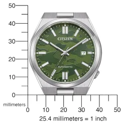 NJ0159-86X TSUYOSA Herren Edelstahl | grün | ø 40mm