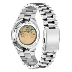 NJ0150-81X                                        TSUYOSA                                        Herren Edelstahl | grün | ø 40mm