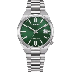 NJ0200-50X                                        TSUYOSA                                        Herren Edelstahl | grün | ø 37mm