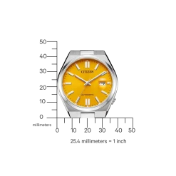 NJ0150-81Z TSUYOSA Herren Edelstahl | gelb | ø 40mm