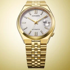NK0022-50A                                        TSUYOSA 60                                        Herren Edelstahl | silberfarben | ø 40mm