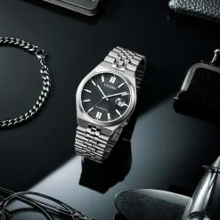 NK0020-55E Herren Edelstahl | schwarz