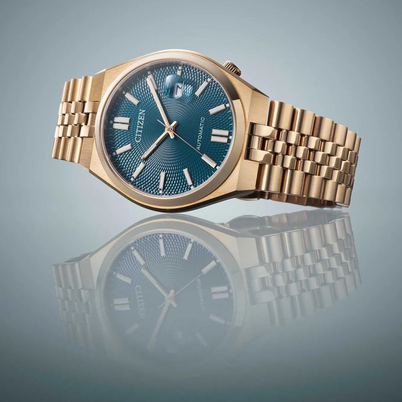 NK0023-57L Herren Edelstahl | blau